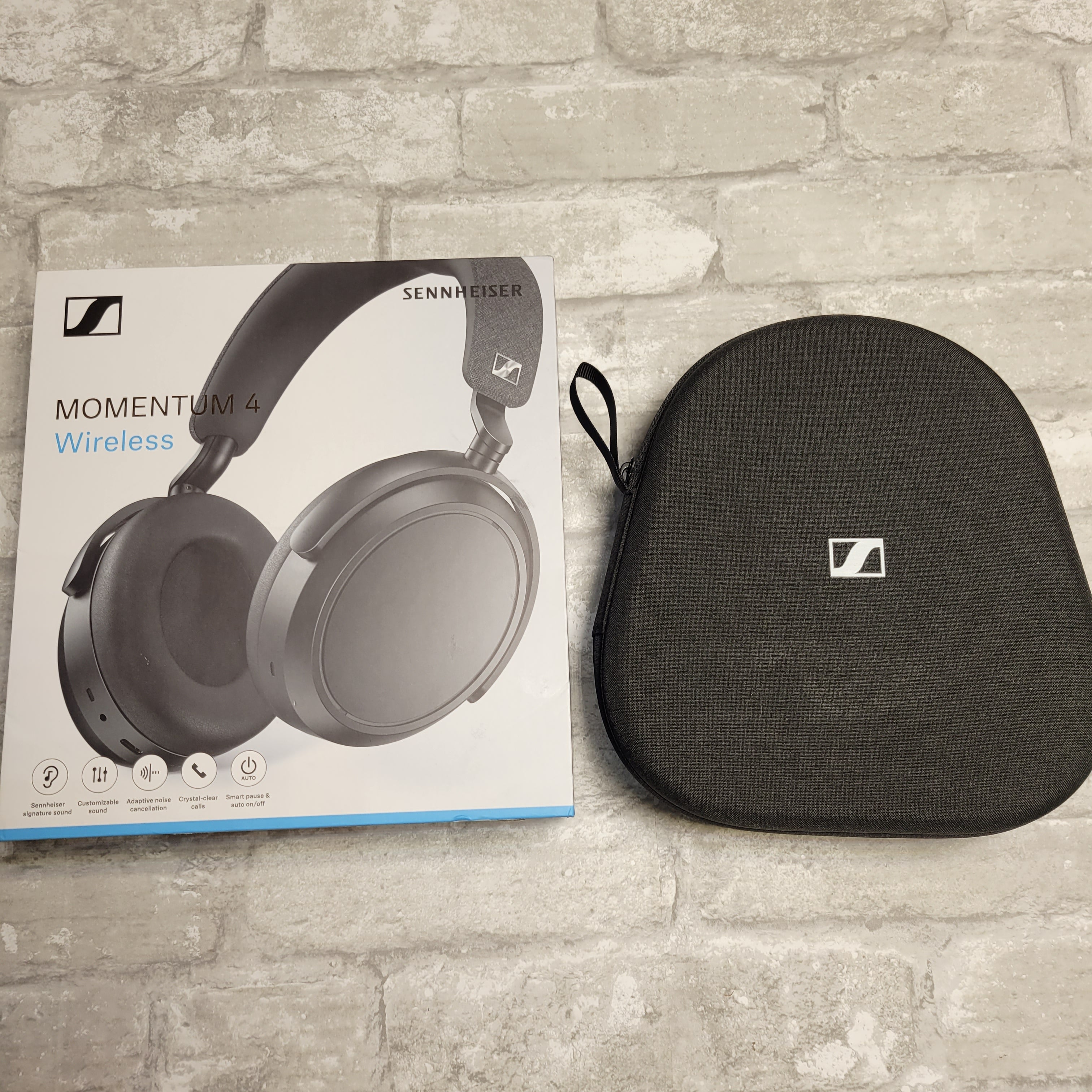 Sennheiser Momentum 4 Over The Ear Wireless Headphones - Black (8039857324270)